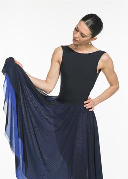 DA1946/2 Long skirt, double mesh layers